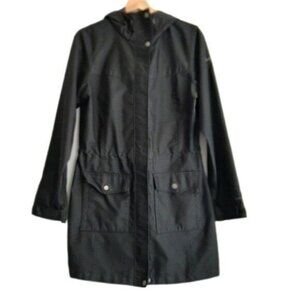 COLUMBIA Omni-Shield Jacket Coat w/ Hood Windbreaker Black Sz M